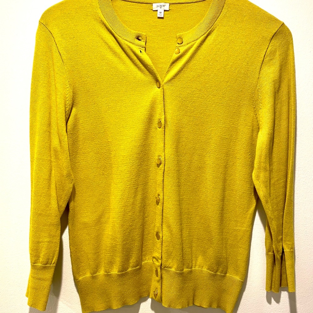 J. Crew button down cardigan sweater. Size M
